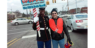 Joe Patrell with Toys For Tots